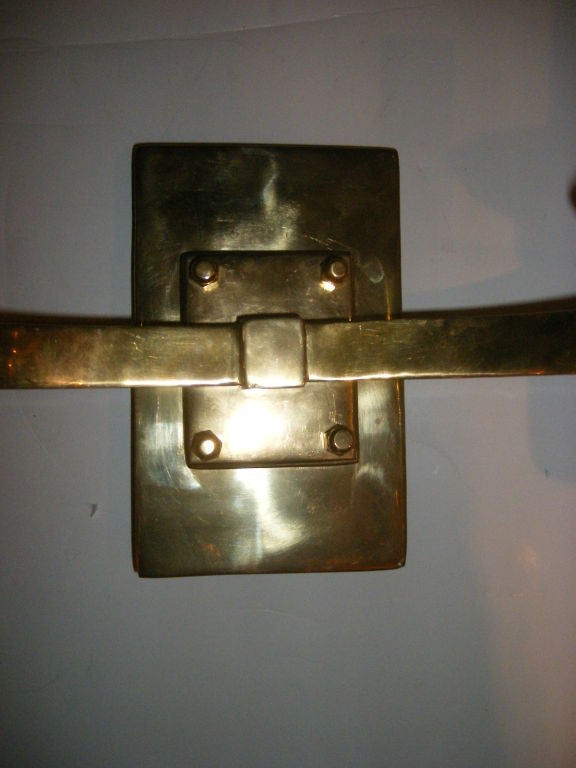 Set of Eight Moderne Sconces In Excellent Condition In New York, NY