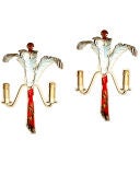 Painted Tole Sconces