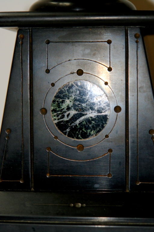Francese Coppia di guarniture antiche in marmo in vendita