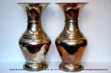 Vintage Large Silver-plated Vases