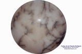 Carved Alabaster Light Fixture