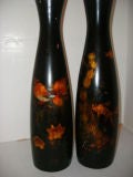 Pair of Wooden Vases