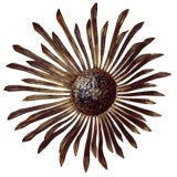 Large Gilt Sunburst Fixture Large Gilt Sunburst Fixture