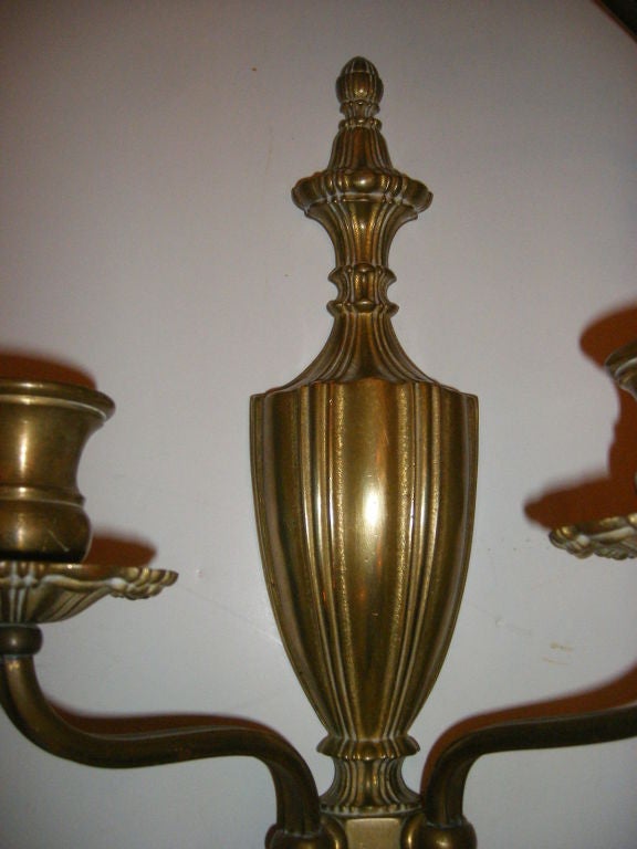 French Bronze Neoclassic Sconces For Sale