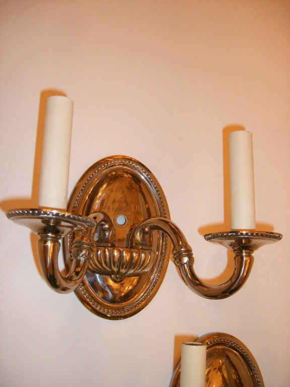 Silver Plated Sconces
