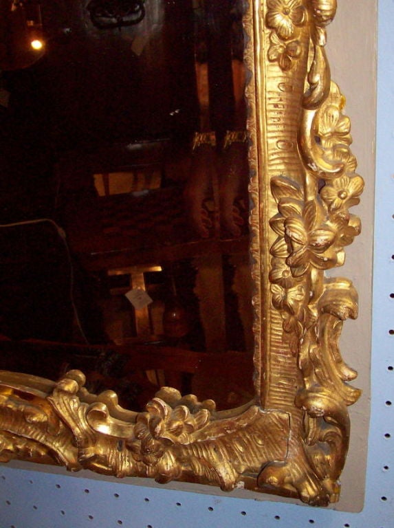 European Giltwood Mirror In Good Condition For Sale In West Palm Beach, FL