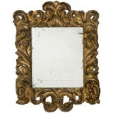 Antique 17TH CENTURY ITALIAN GILTWOOD MIRROR