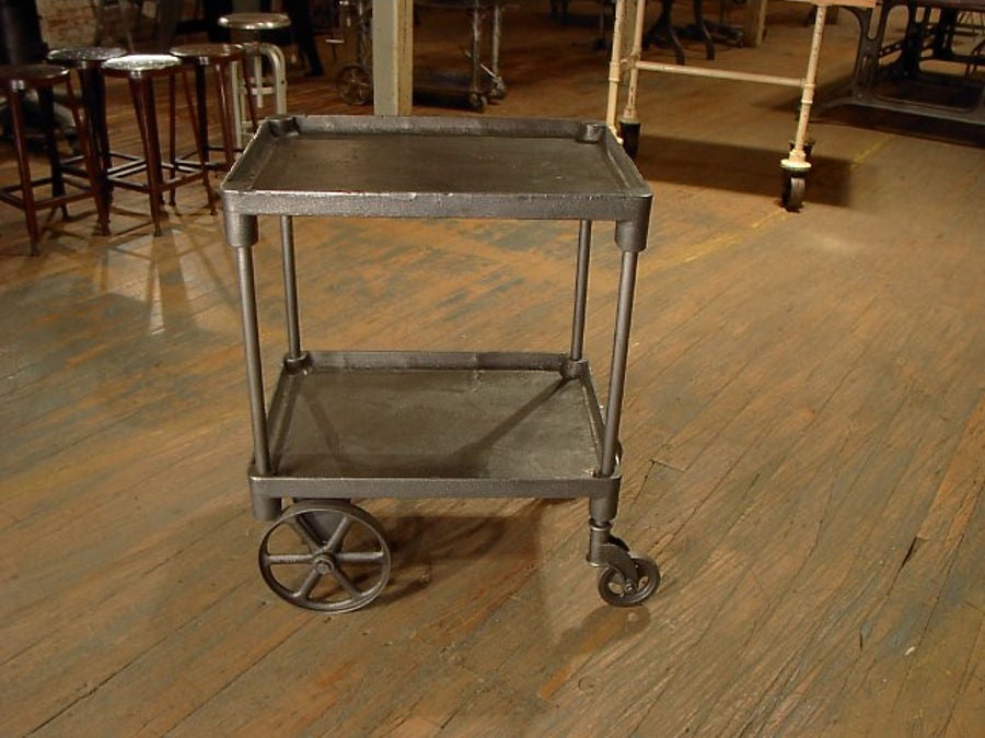 2 Tier Cast Iron Machinist's Cart