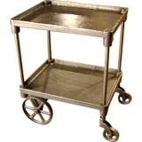 Vintage 2 Tier Cast Iron Machinist's Cart