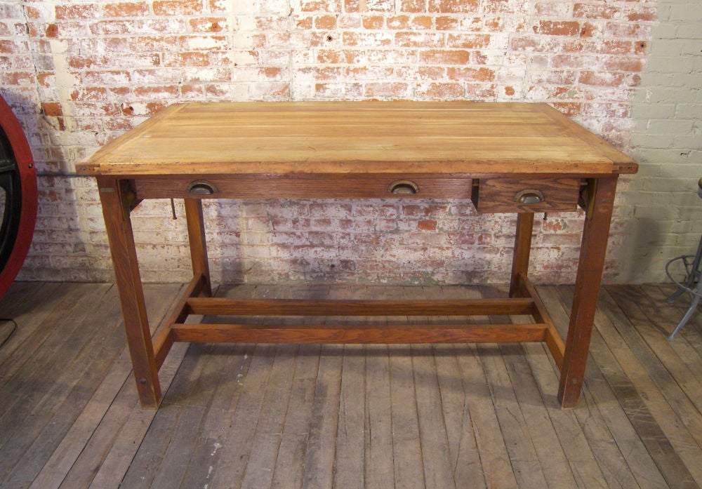 Wooden Dietzgen Drafting Table at 1stDibs