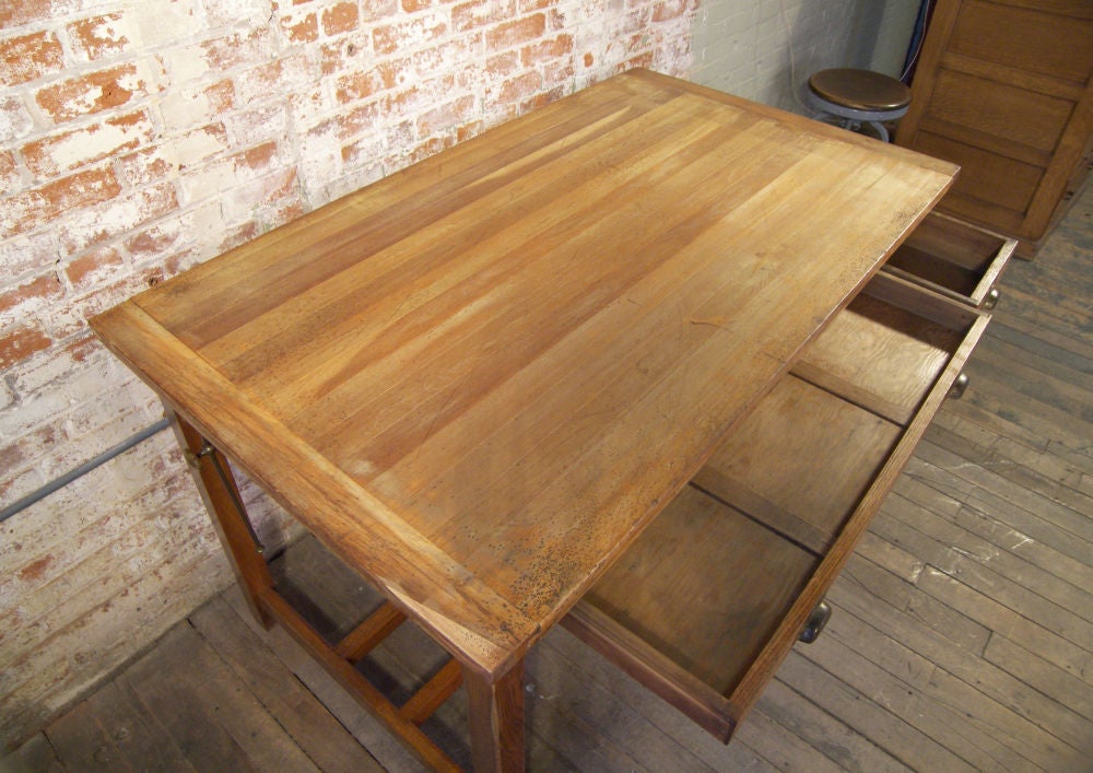 Wooden Dietzgen Drafting Table 2