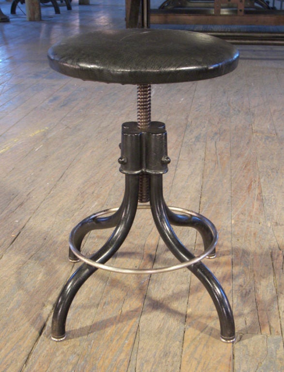 Metal Vintage Hamilton Industrial Stool