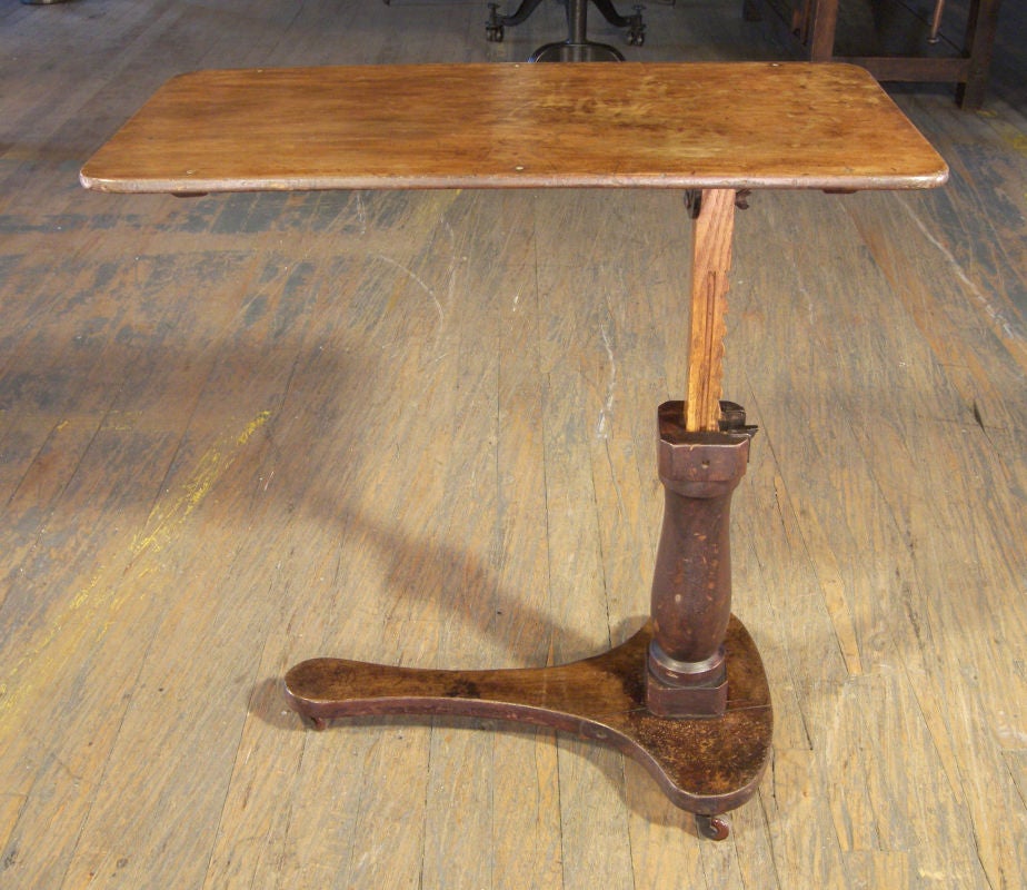 Adjustable Wooden Serving Table by Carters of London