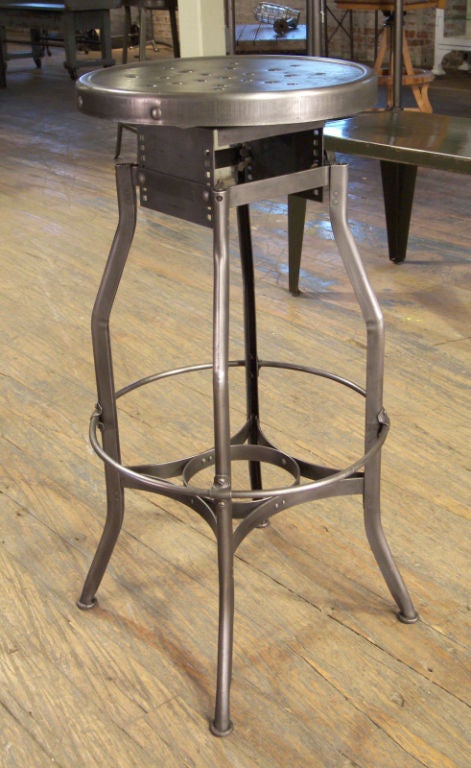 Vintage Metal Toledo Bar Stool