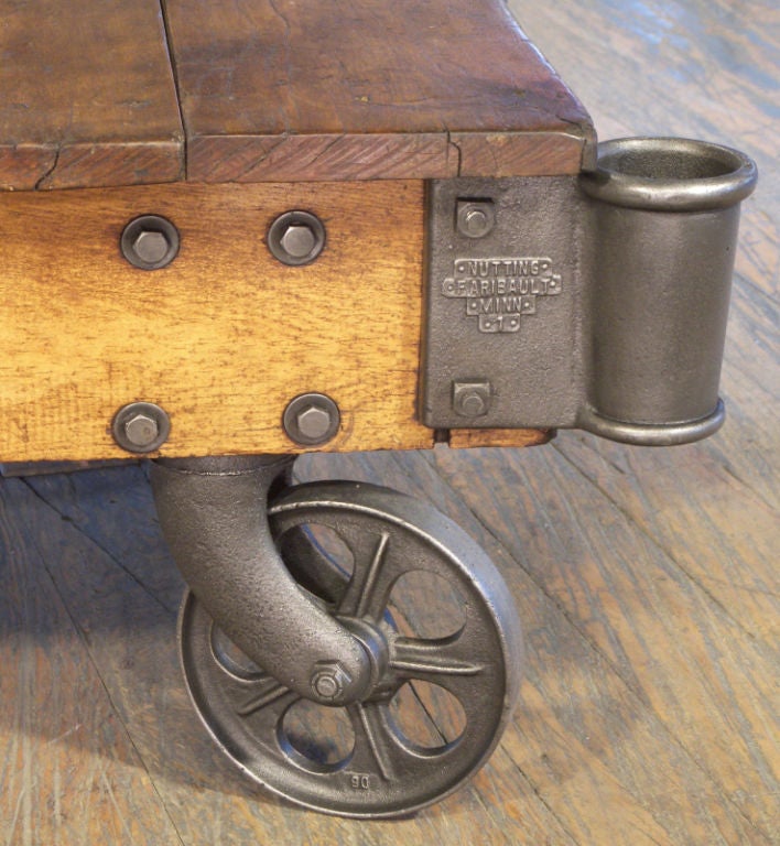 Cast Iron & Wood 