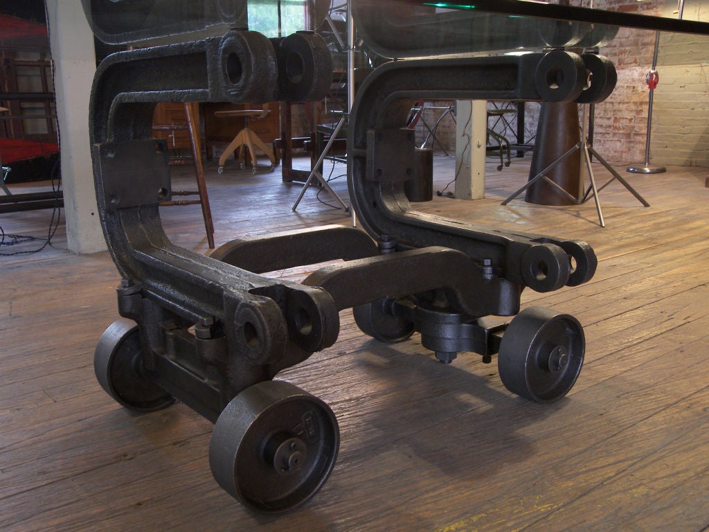 vintage industrial table base