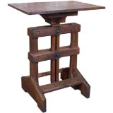 Adjustable Wooden Sculptors Table