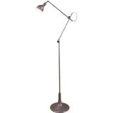 Vintage Industrial O.C. White Floor Lamp