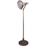 Vintage Industrial Floor Standing Spot Light / Lamp