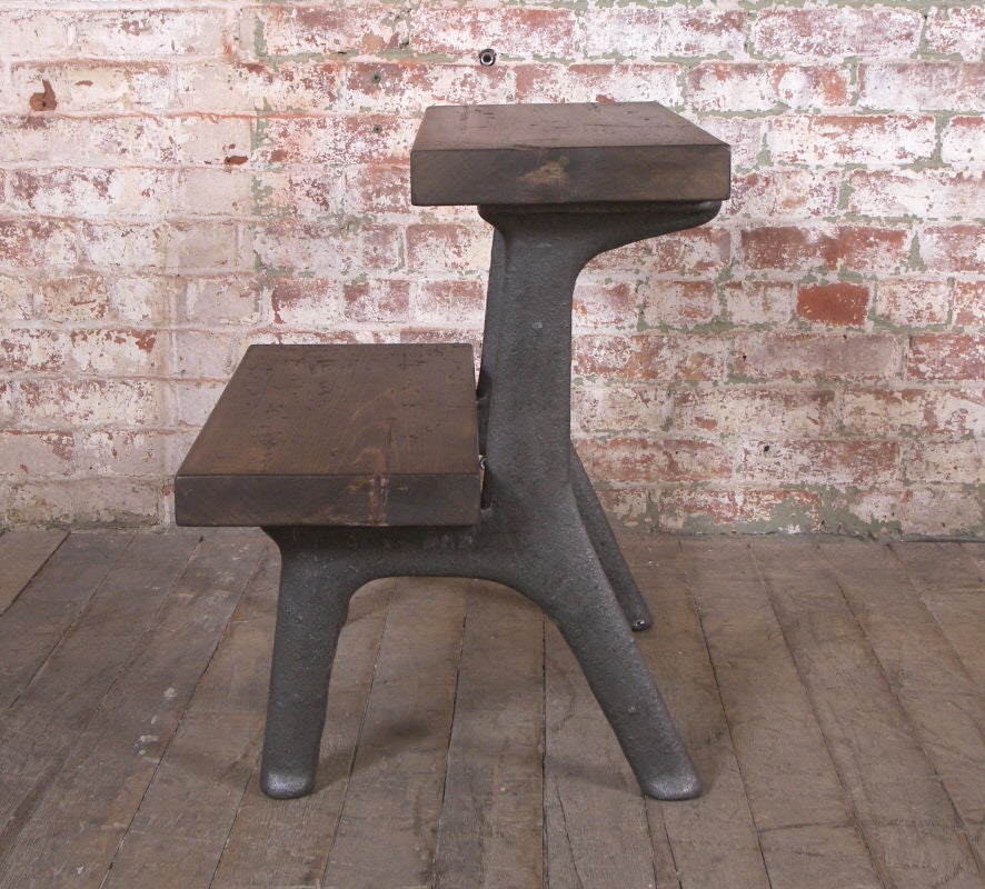 wrought iron step stool