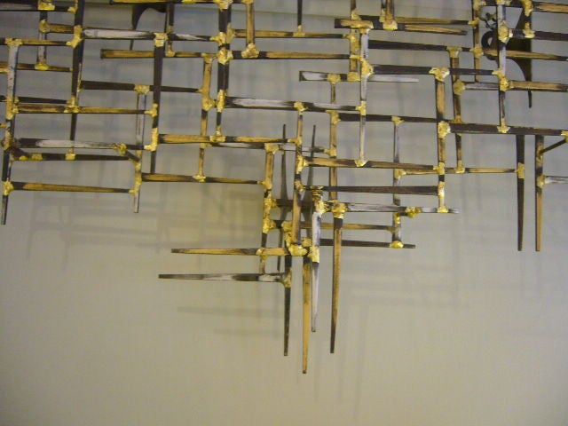 Stunning Brutal Wall Sculpture Weinstein