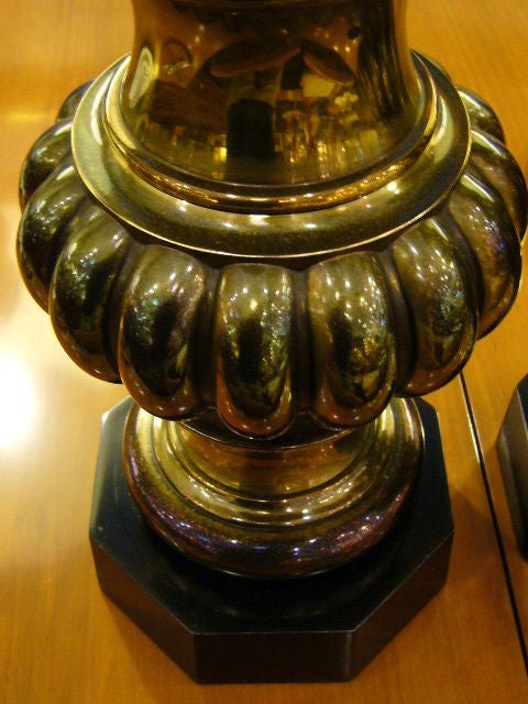 Mid-20th Century Stunning Stiffel Brass Table Lamps