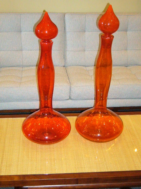 American Massive Blenko  Blown Glass 