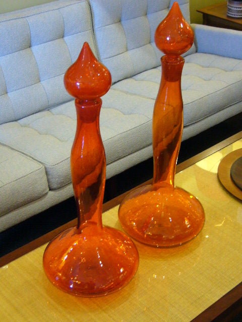 Massive Blenko  Blown Glass 