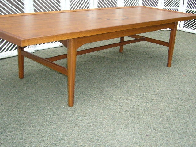 Mid-20th Century Kip Stewart Long Board Coffee Table by Drexel