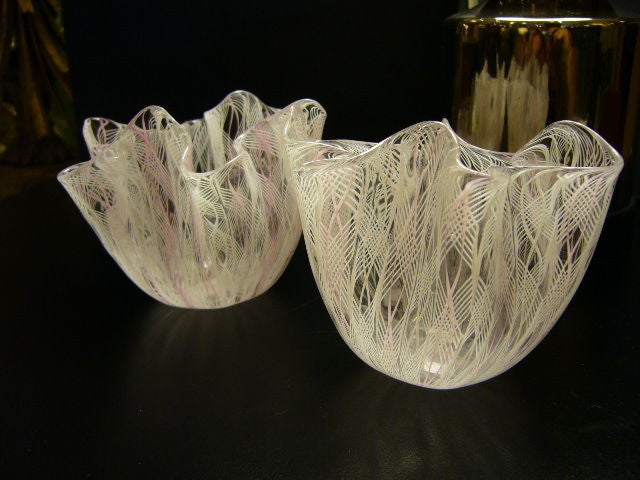 Venini Fazzoletto Vases
