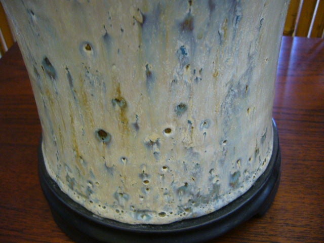 Late 20th Century California Studio Pottery Lamp signed