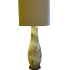 Monumental Modern Mottled Glaze Table Lamp 12