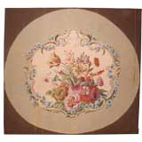 Antique FRENCH AUBUSSON PAINTING - GOUACHE