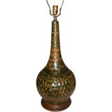 1950s CERAMIC TEXTURED LAMP