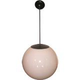 HUGE 1960S WHITE GLOBE LIGHT - 60" CIRCUMFERENCE