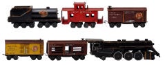Vintage 1930 Folk Art Toy Train
