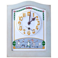 Austrian Art Nouveau Children's Clock