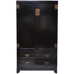 Vintage BAKER ASIAN STYLE ARMOIRE