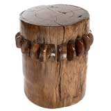 Primitive Wood Side Table
