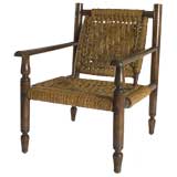Rope and Oak Arm Chairs