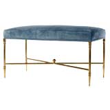 Brass Neo-Classic Style Bench