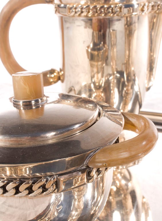 Amazing Silver and Horn Service