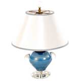 Darling Petite Murano Lamp with Custom Shade