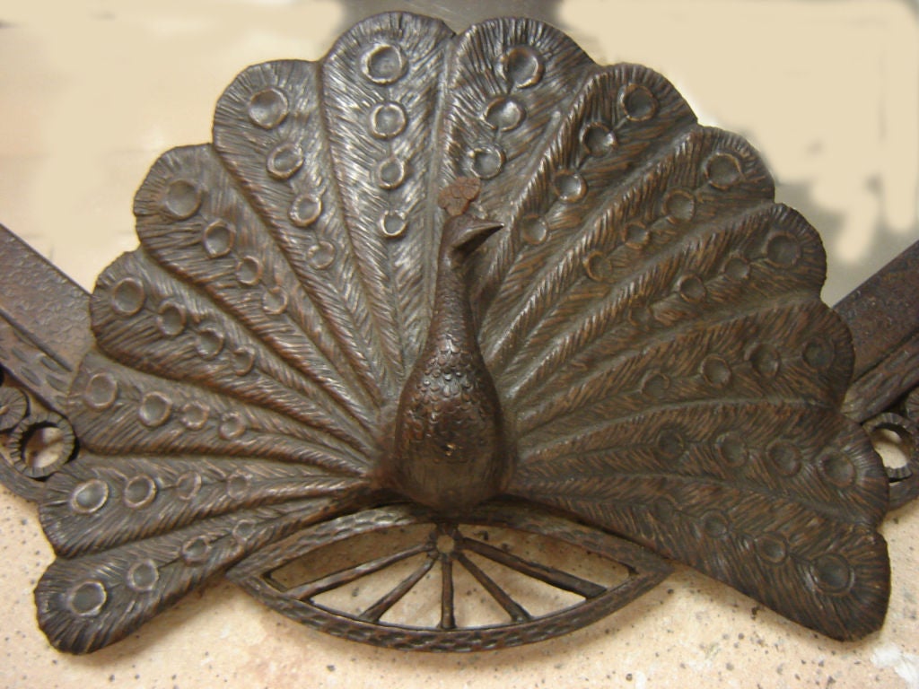 The Peacock Mirror - Fer Forge