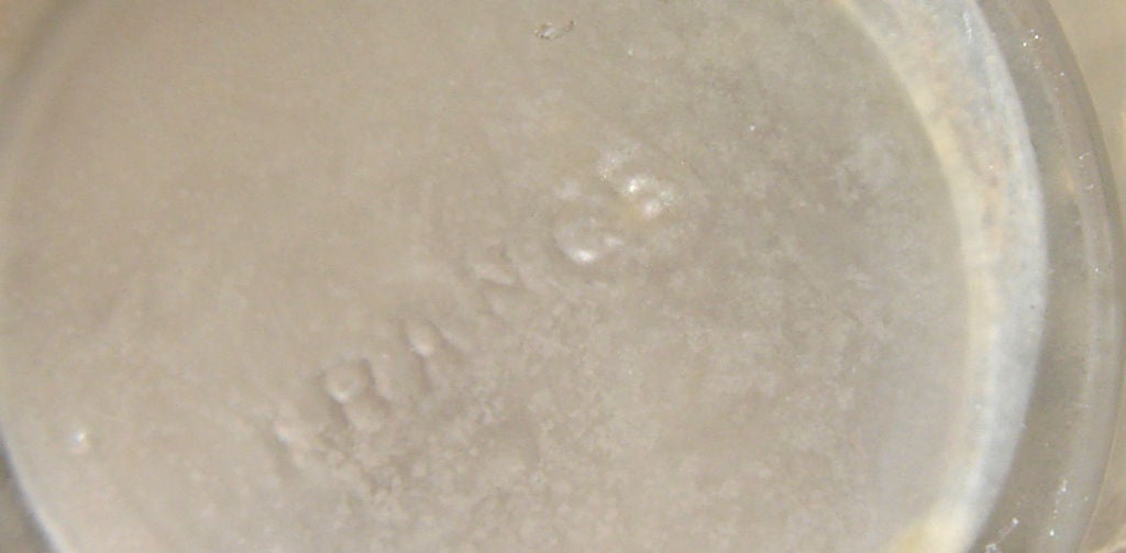 French Art Deco Geometric Flowers Vase