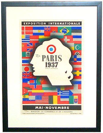 1937 Paris Exposition Poster by Jean Carlu For Sale