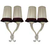 Two French Art Deco Sconces in the Style of Ruhlmann