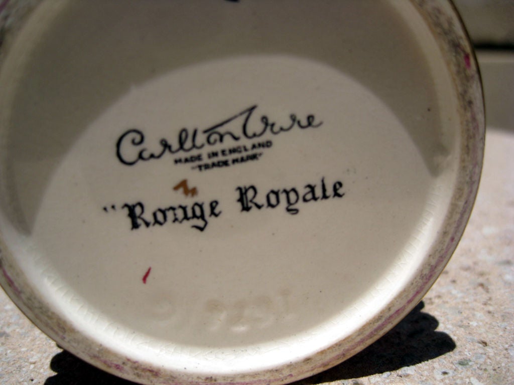 Art Deco Rouge Royale Carlton Ware Vase