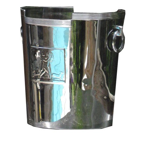 American Art Deco Wine Cooler by Lurelle Guild and Rockwell Kent For Sale