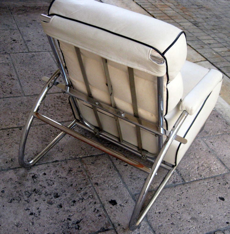 Gilbert Rohde American Art Deco Adjustable Lounge Chair 1934 1